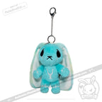 Plushie Dreadfuls -Teal Anxiety Rabbit Plush Keychain Accessory Keychain