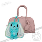Plushie Dreadfuls -Teal Anxiety Rabbit Plush Keychain Accessory Keychain