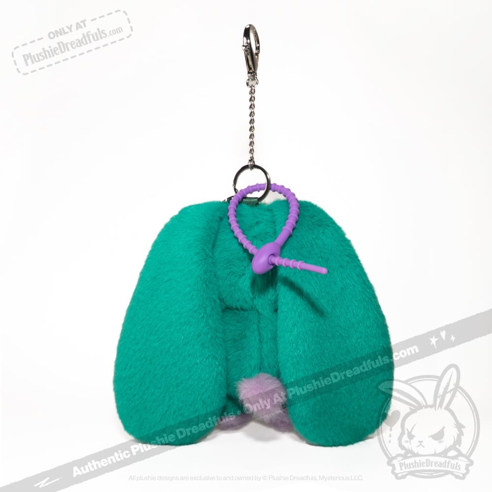 Plushie Dreadfuls - Teal Autism Rabbit Plush Keychain Accessory Keychain