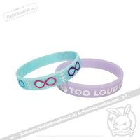 Load image into Gallery viewer, Plushie Dreadfuls - Too Loud For This Bunny Glow in the Dark Bracelet Set Bracelet

