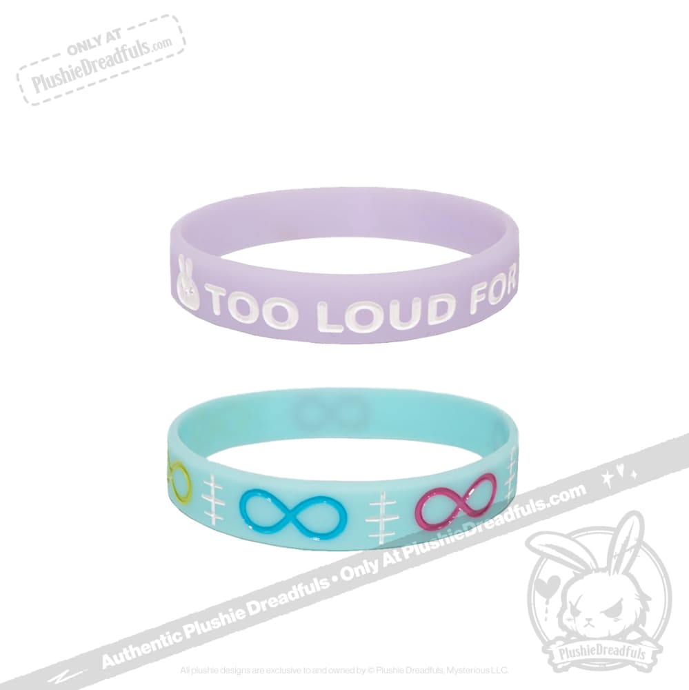 Plushie Dreadfuls - Too Loud For This Bunny Glow in the Dark Bracelet Set Bracelet