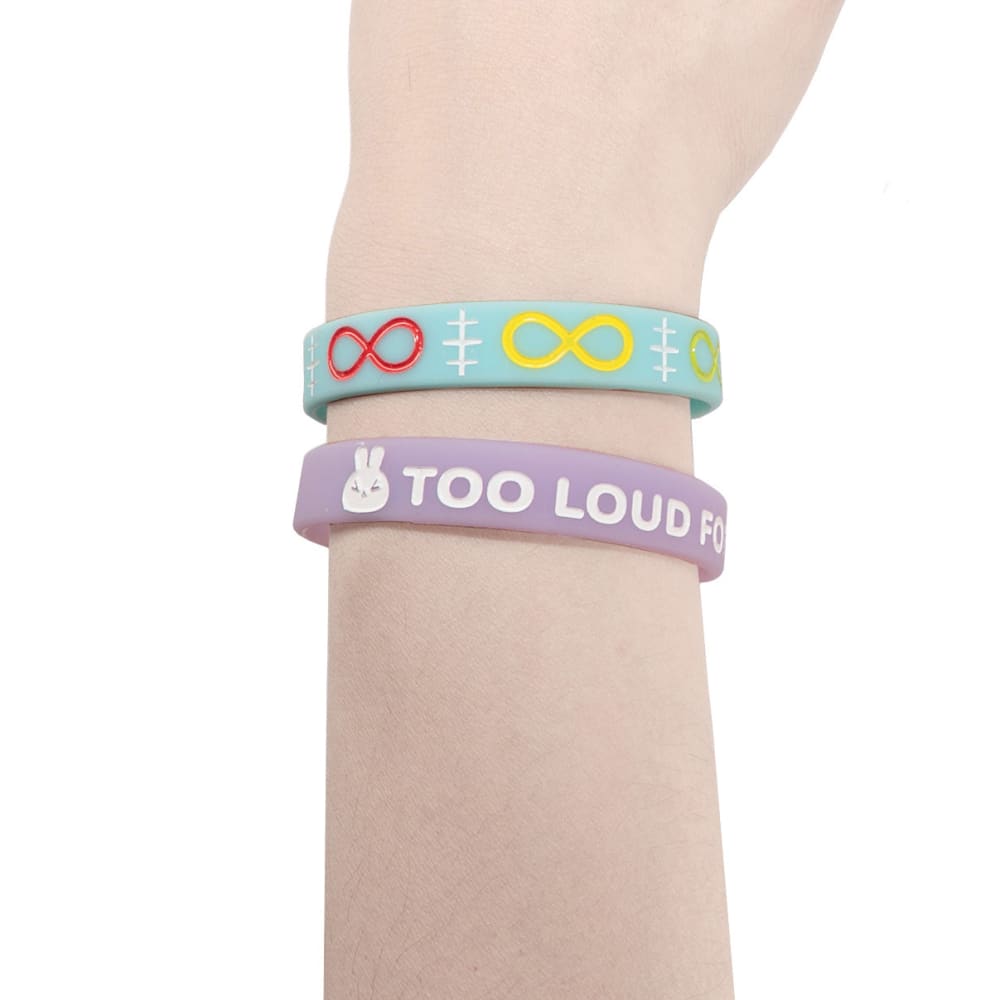 Plushie Dreadfuls - Too Loud For This Bunny Glow in the Dark Bracelet Set Bracelet