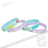 Load image into Gallery viewer, Plushie Dreadfuls - Too Loud For This Bunny Glow in the Dark Bracelet Set Bracelet
