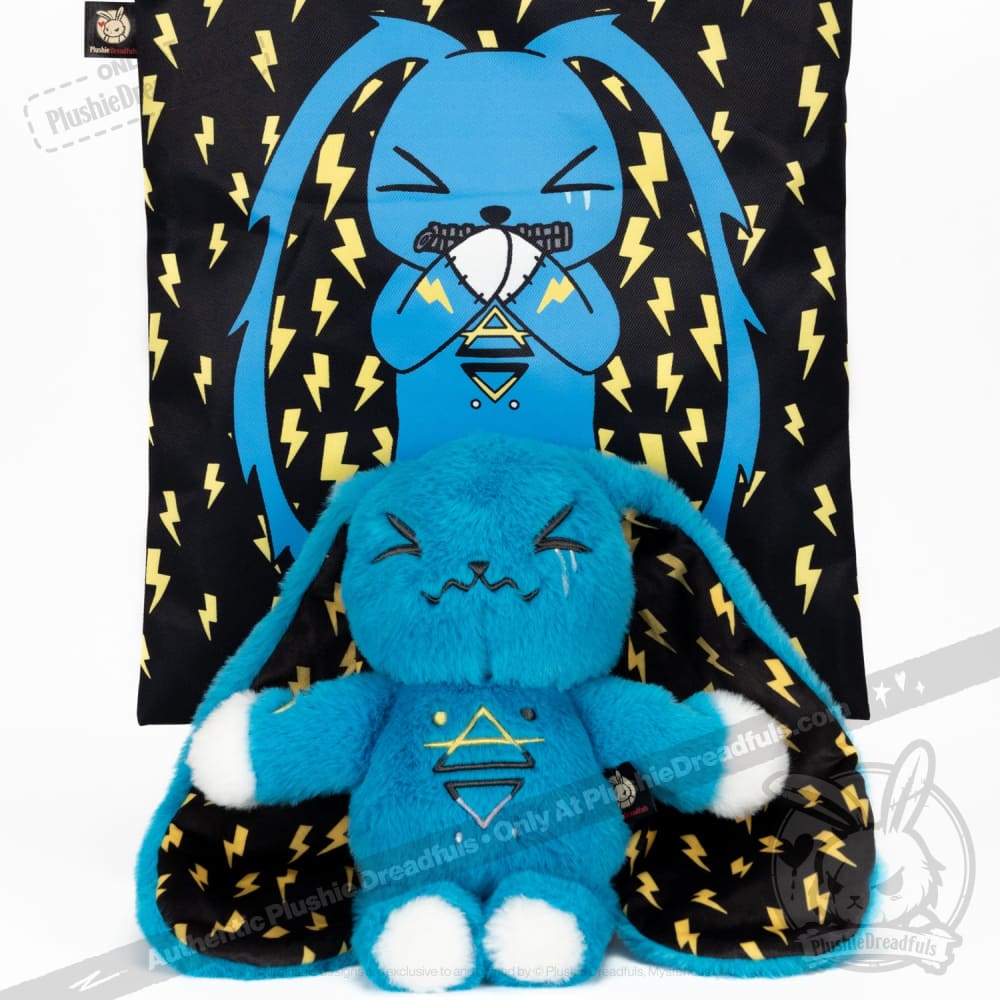 Plushie Dreadfuls - Tourettes Syndrome Rabbit Plush Stuffed Animal Plush