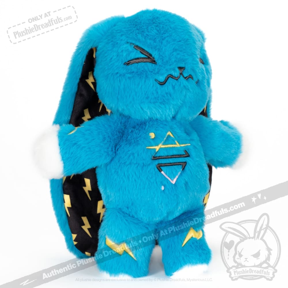 Plushie Dreadfuls - Tourettes Syndrome Rabbit Plush Stuffed Animal Plush