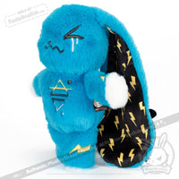 Load image into Gallery viewer, Plushie Dreadfuls - Tourettes Syndrome Rabbit Plush Stuffed Animal Plush
