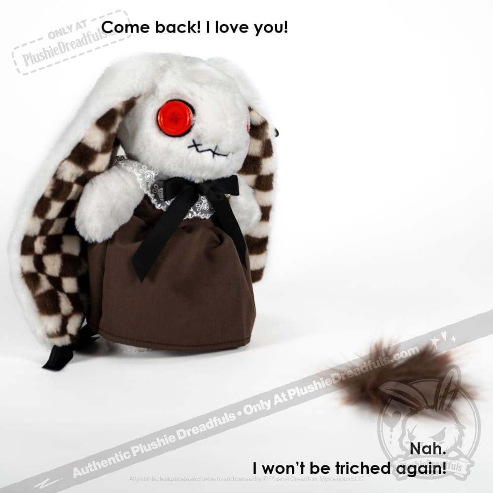 Plushie Dreadfuls - Trichotillomania Rabbit Plush Stuffed Animal Plush