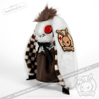Load image into Gallery viewer, Plushie Dreadfuls - Trichotillomania Rabbit Plush Stuffed Animal Plush
