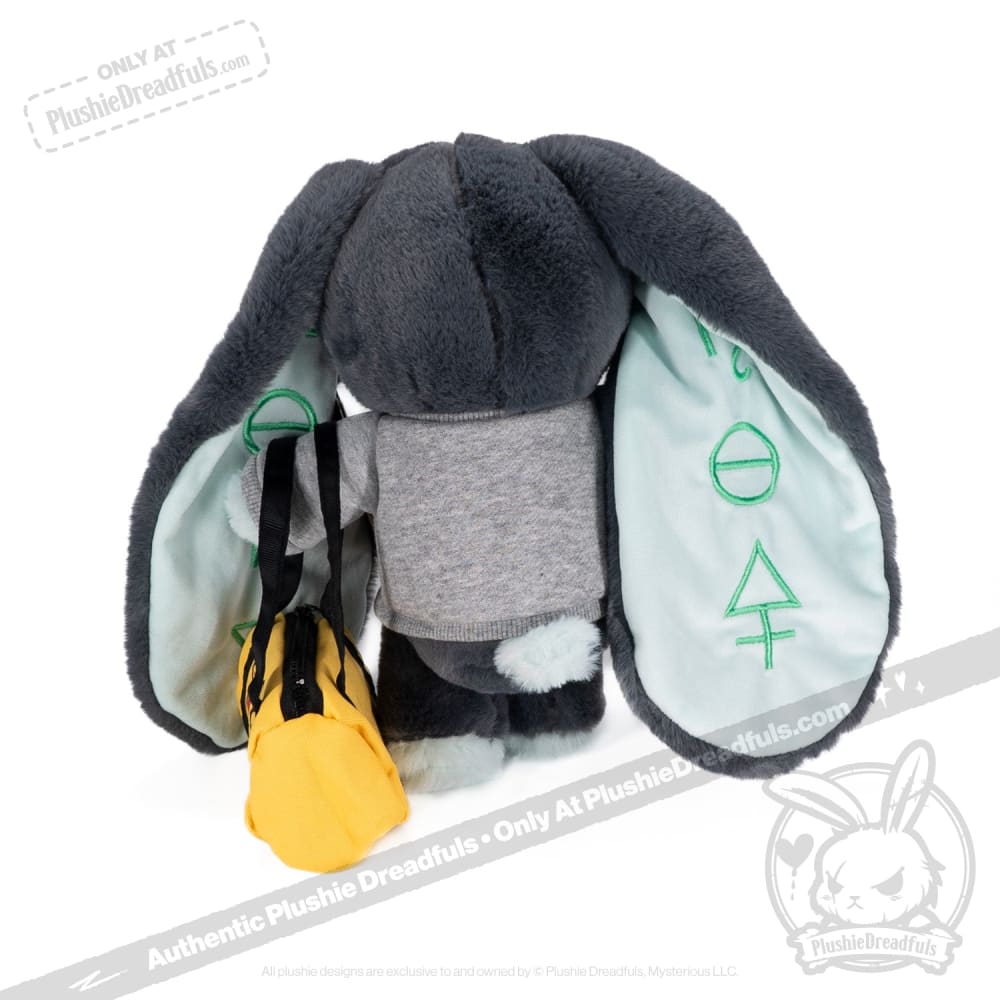 Plushie Dreadfuls - Trust Issues Bunny Grey Edition Plush Stuffed Animal Plush