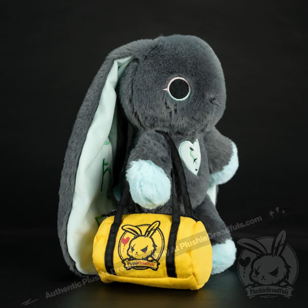 Plushie Dreadfuls - Trust Issues Bunny Grey Edition Plush Stuffed Animal Plush