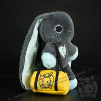 Load image into Gallery viewer, Plushie Dreadfuls - Trust Issues Bunny Grey Edition Plush Stuffed Animal Plush

