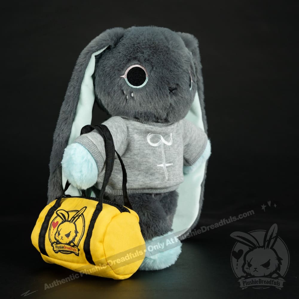 Plushie Dreadfuls - Trust Issues Bunny Grey Edition Plush Stuffed Animal Plush