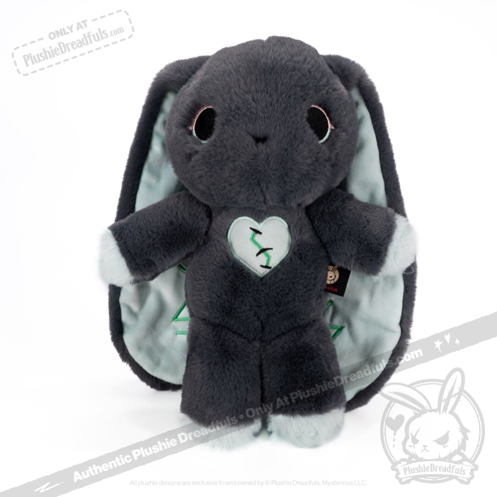 Plushie Dreadfuls - Trust Issues Bunny Grey Edition Plush Stuffed Animal Plush