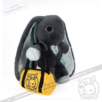 Load image into Gallery viewer, Plushie Dreadfuls - Trust Issues Bunny Grey Edition Plush Stuffed Animal Plush
