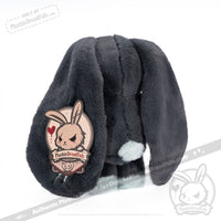 Load image into Gallery viewer, Plushie Dreadfuls - Trust Issues Bunny Grey Edition Plush Stuffed Animal Plush
