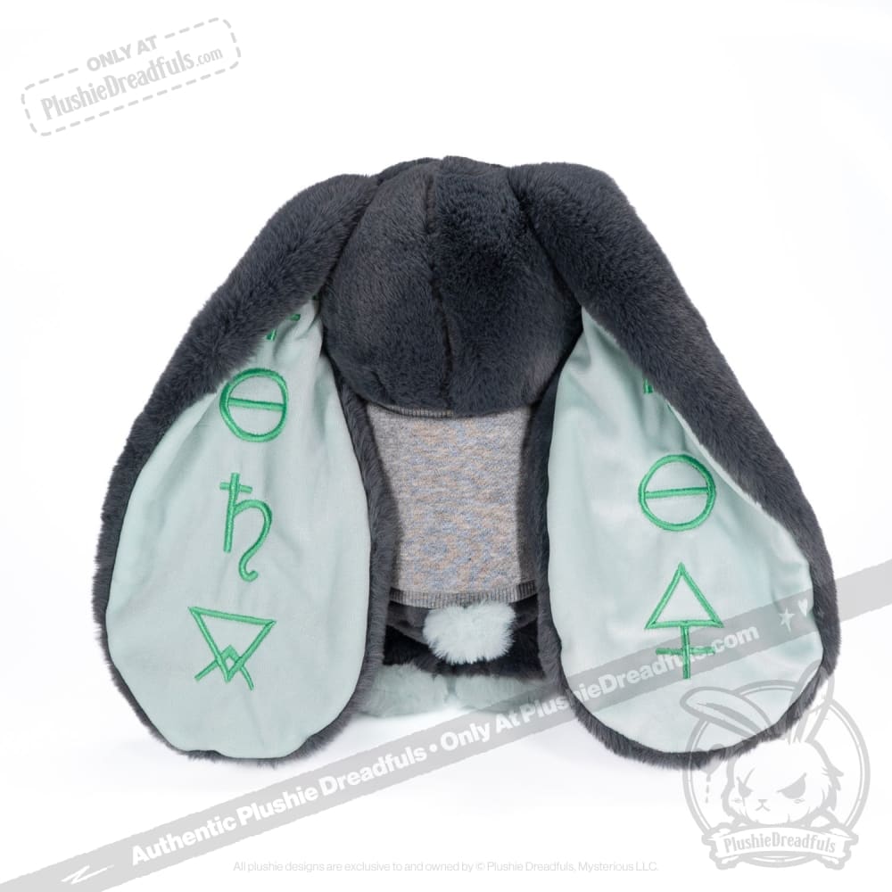 Plushie Dreadfuls - Trust Issues Bunny Grey Edition Plush Stuffed Animal Plush