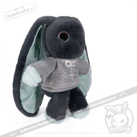 Load image into Gallery viewer, Plushie Dreadfuls - Trust Issues Bunny Grey Edition Plush Stuffed Animal Plush
