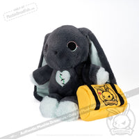 Load image into Gallery viewer, Plushie Dreadfuls - Trust Issues Bunny Grey Edition Plush Stuffed Animal Plush
