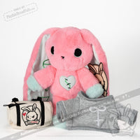Load image into Gallery viewer, Plushie Dreadfuls - Trust Issues Bunny Plush Stuffed Animal Plush
