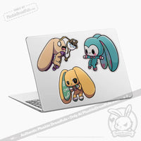 Load image into Gallery viewer, Plushie Dreadfuls Vinyl Sticker Pack Vol. 2 Sticker
