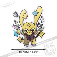 Load image into Gallery viewer, Plushie Dreadfuls Vinyl Sticker Pack Vol. 3 - Buns At Work sticker
