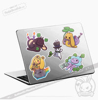 Load image into Gallery viewer, Plushie Dreadfuls Vinyl Sticker Pack Vol. 4 - Lucky Buns sticker
