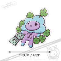 Load image into Gallery viewer, Plushie Dreadfuls Vinyl Sticker Pack Vol. 4 - Lucky Buns sticker
