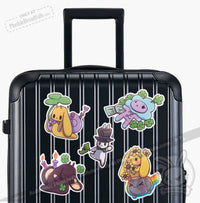 Load image into Gallery viewer, Plushie Dreadfuls Vinyl Sticker Pack Vol. 4 - Lucky Buns sticker
