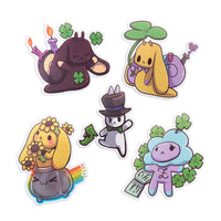 Load image into Gallery viewer, Plushie Dreadfuls Vinyl Sticker Pack Vol. 4 - Lucky Buns sticker
