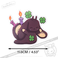 Load image into Gallery viewer, Plushie Dreadfuls Vinyl Sticker Pack Vol. 4 - Lucky Buns sticker
