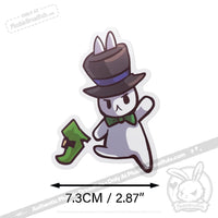 Load image into Gallery viewer, Plushie Dreadfuls Vinyl Sticker Pack Vol. 4 - Lucky Buns sticker
