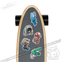 Load image into Gallery viewer, Plushie Dreadfuls Vinyl Sticker Pack Vol. 5 - Daydreaming Pack sticker
