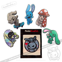 Load image into Gallery viewer, Plushie Dreadfuls Vinyl Sticker Pack Vol. 5 - Daydreaming Pack sticker
