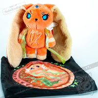 Load image into Gallery viewer, Plushie Dreadfuls - Virgo Rabbit - Plush Stuffed Animal - Mysterious
