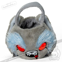 Load image into Gallery viewer, Plushie Dreadfuls - ’Werebun’ The Werewolf Bunny Head Bag Toy
