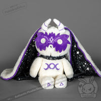 Load image into Gallery viewer, Plushie Dreadfuls - White Witch Bunny - Plush Stuffed Animal - Mysterious
