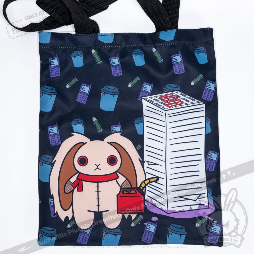 Plushie Dreadfuls - Workaholic Rabbit - Plush Stuffed Animal - Mysterious