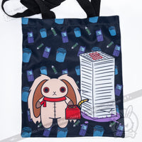 Load image into Gallery viewer, Plushie Dreadfuls - Workaholic Rabbit - Plush Stuffed Animal - Mysterious
