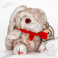 Load image into Gallery viewer, Plushie Dreadfuls - Workaholic Rabbit - Plush Stuffed Animal - Mysterious
