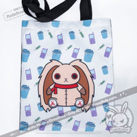 Load image into Gallery viewer, Plushie Dreadfuls - Workaholic Rabbit - Plush Stuffed Animal - Mysterious
