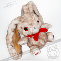 Load image into Gallery viewer, Plushie Dreadfuls - Workaholic Rabbit - Plush Stuffed Animal - Mysterious
