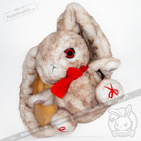 Load image into Gallery viewer, Plushie Dreadfuls - Workaholic Rabbit - Plush Stuffed Animal - Mysterious
