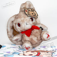 Plushie Dreadfuls - Workaholic Rabbit - Plush Stuffed Animal | Mysterious
