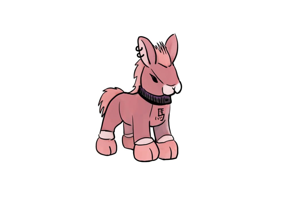 Plushie Dreadfuls - Year of the Horse - Plush Stuffed Animal plush