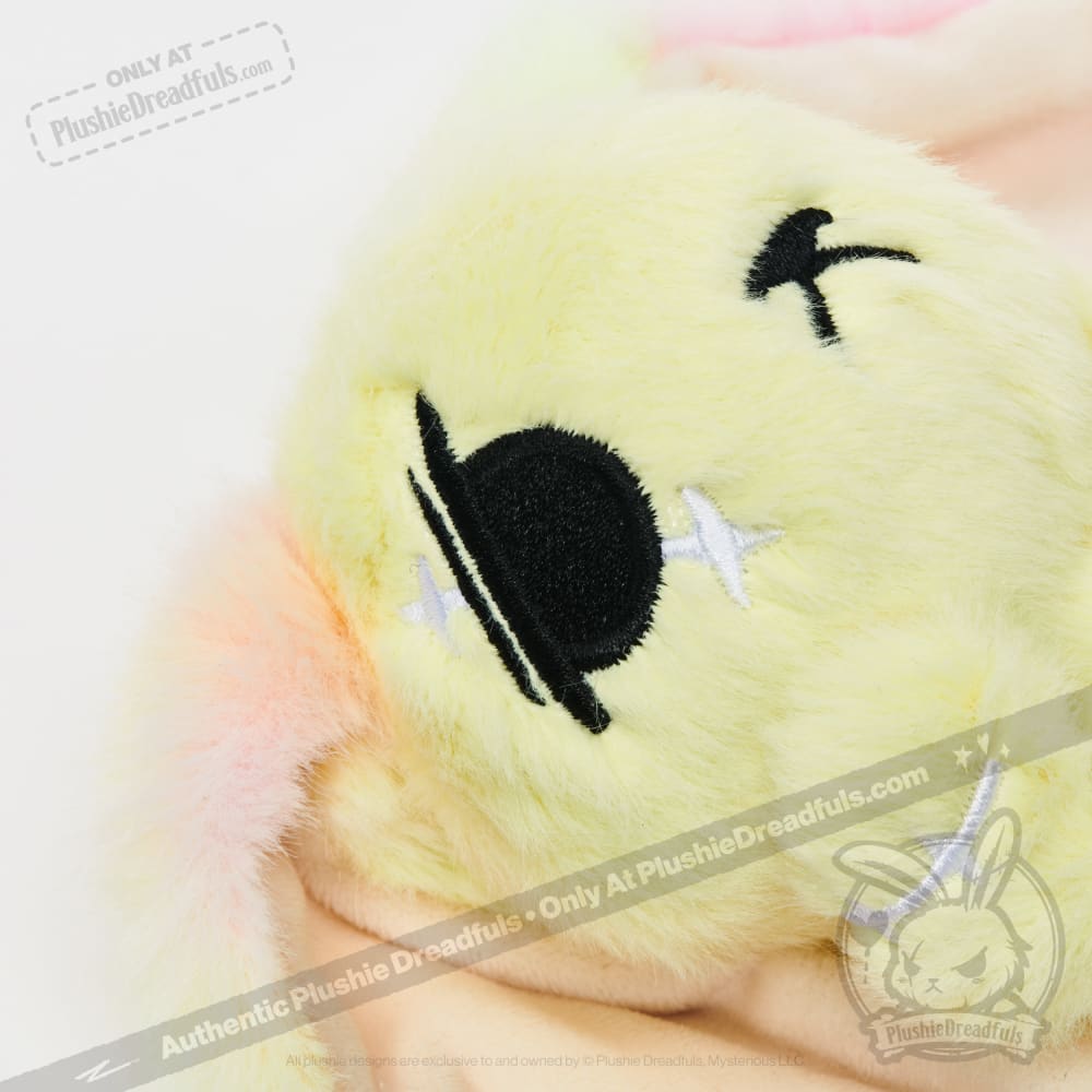 Plushie Dreadfuls -Yellow Anxiety Rabbit Plush Keychain Accessory Keychain