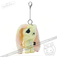Load image into Gallery viewer, Plushie Dreadfuls -Yellow Anxiety Rabbit Plush Keychain Accessory Keychain

