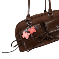 Load image into Gallery viewer, Plushie Dreadfuls - Zodiac Cancer Crabby Keychain Keychain
