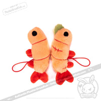 Load image into Gallery viewer, Plushie Notions - Emotional Support Shrimp Accessory Plush
