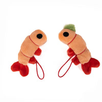 Load image into Gallery viewer, Plushie Notions - Emotional Support Shrimp Accessory Plush
