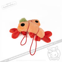 Load image into Gallery viewer, Plushie Notions - Emotional Support Shrimp Accessory Plush
